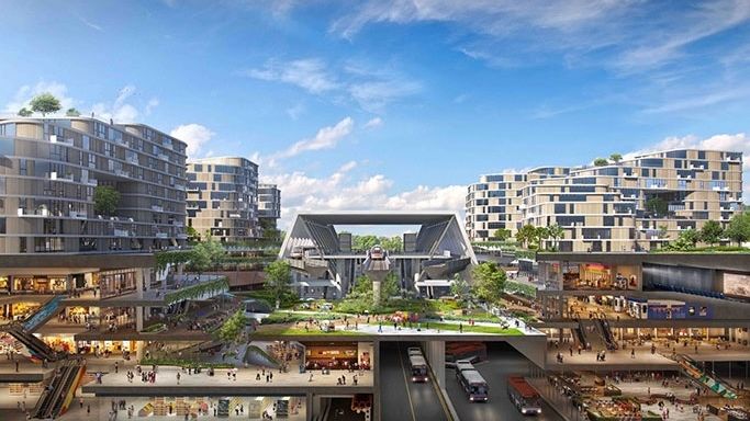 Singapur staví chytré a udržitelné městečko. Nabídne 42 tisíc nových bytů